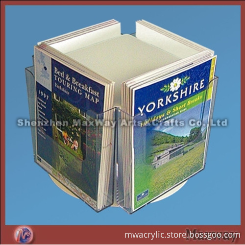 Tetrahedral crystal acrylic file/map holder/shelf which suit for office/bookshop